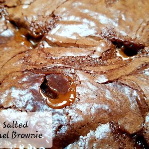 Salted Caramel Brownie Box